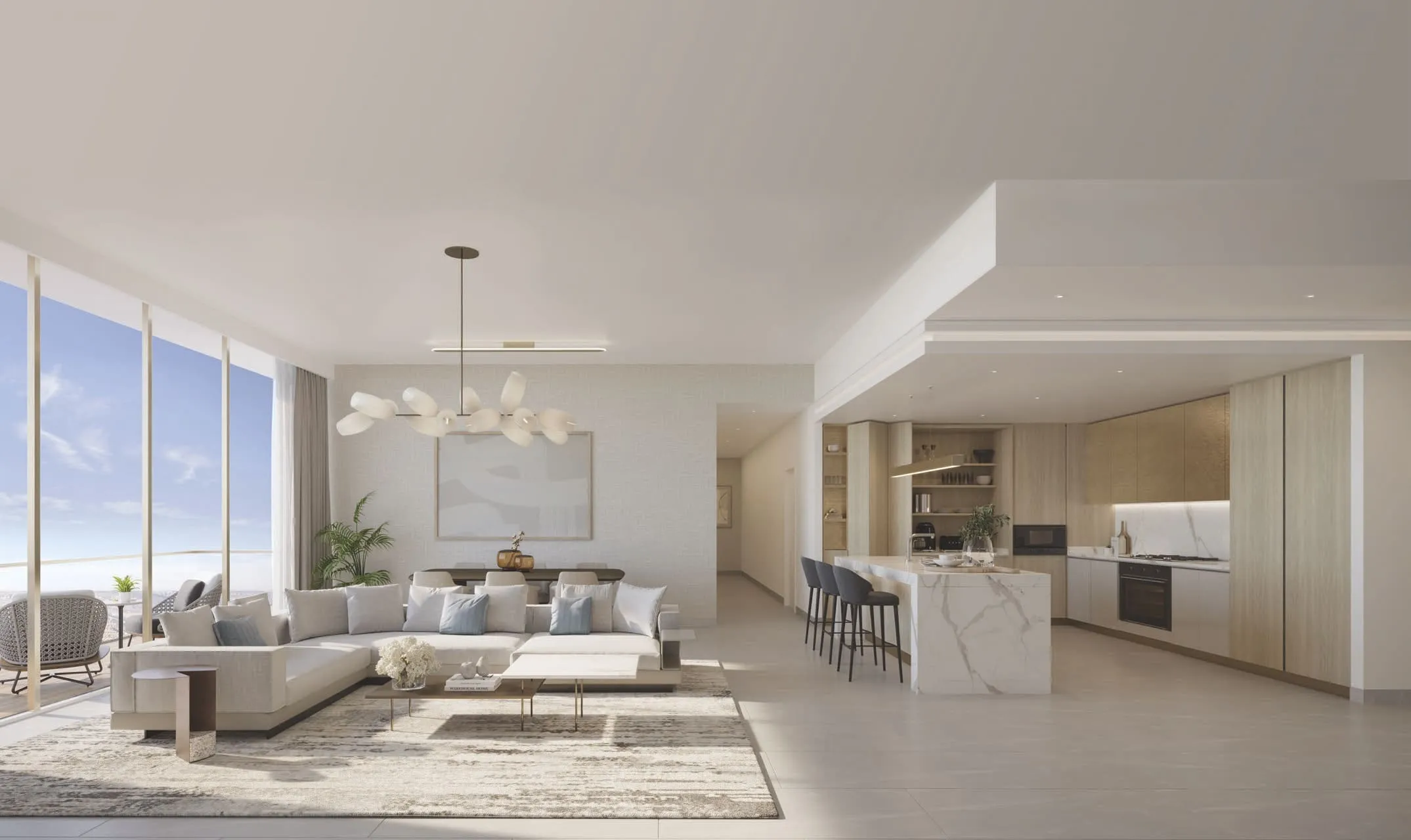 1-спальные апартаменты в Upper House