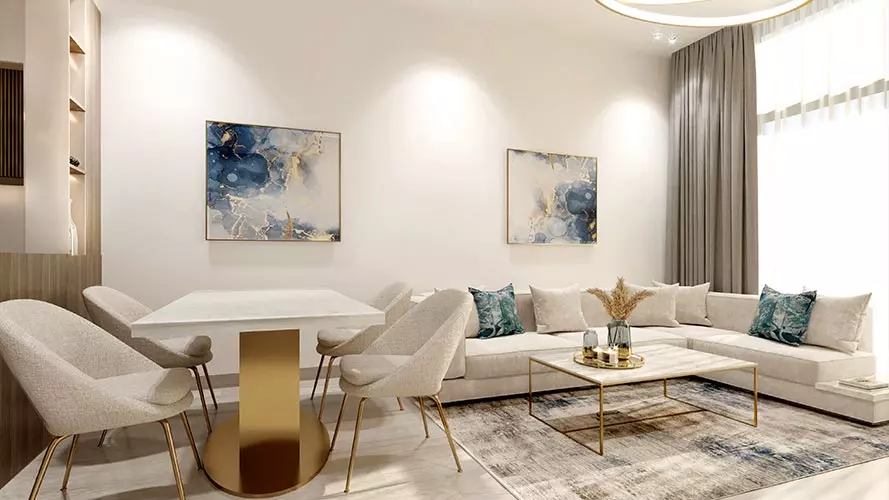 Квартира с 1 спальней + Store в Prime Gardens by Prescott, 83 м²