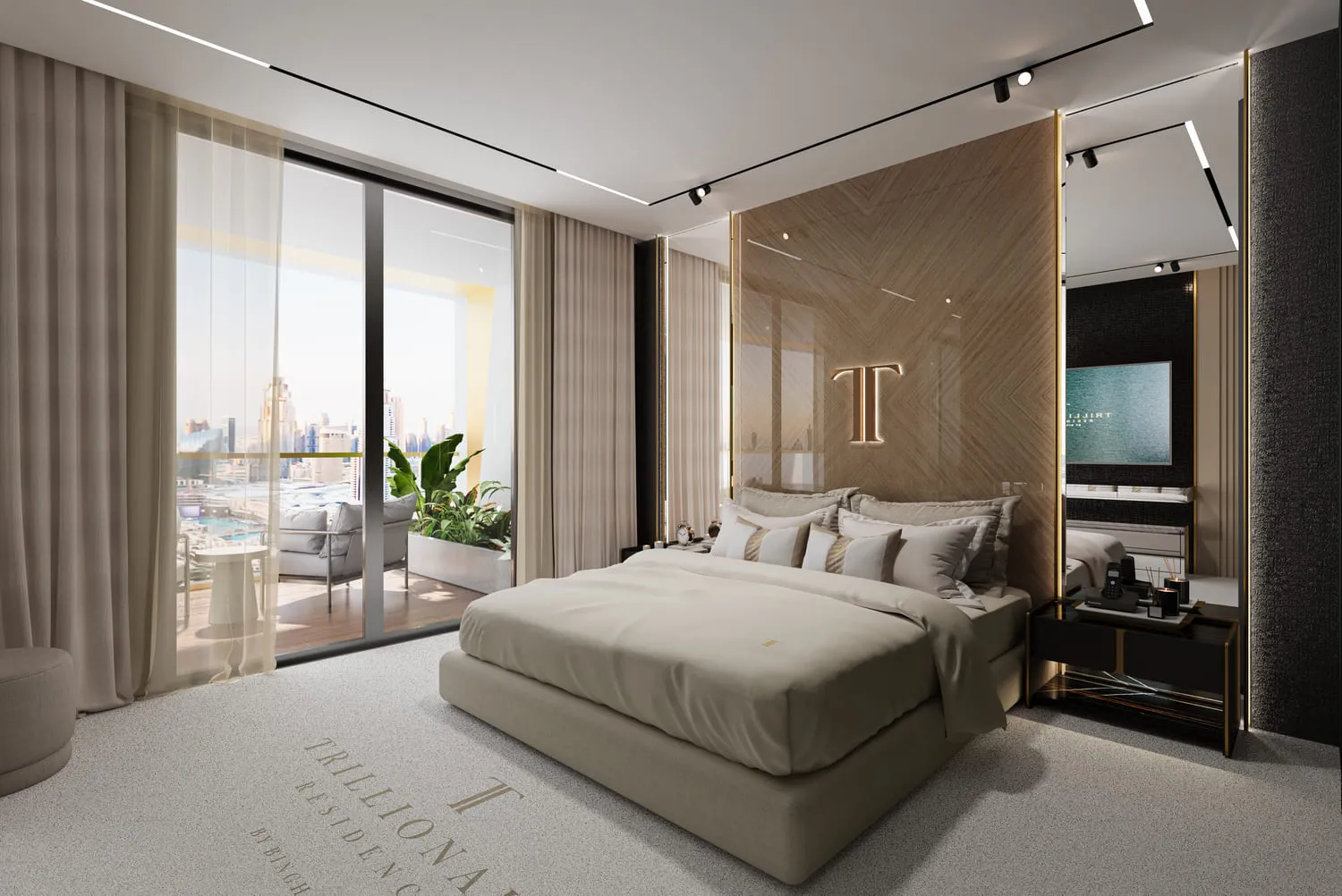 1-спальные апартаменты в Trillionaire Residences