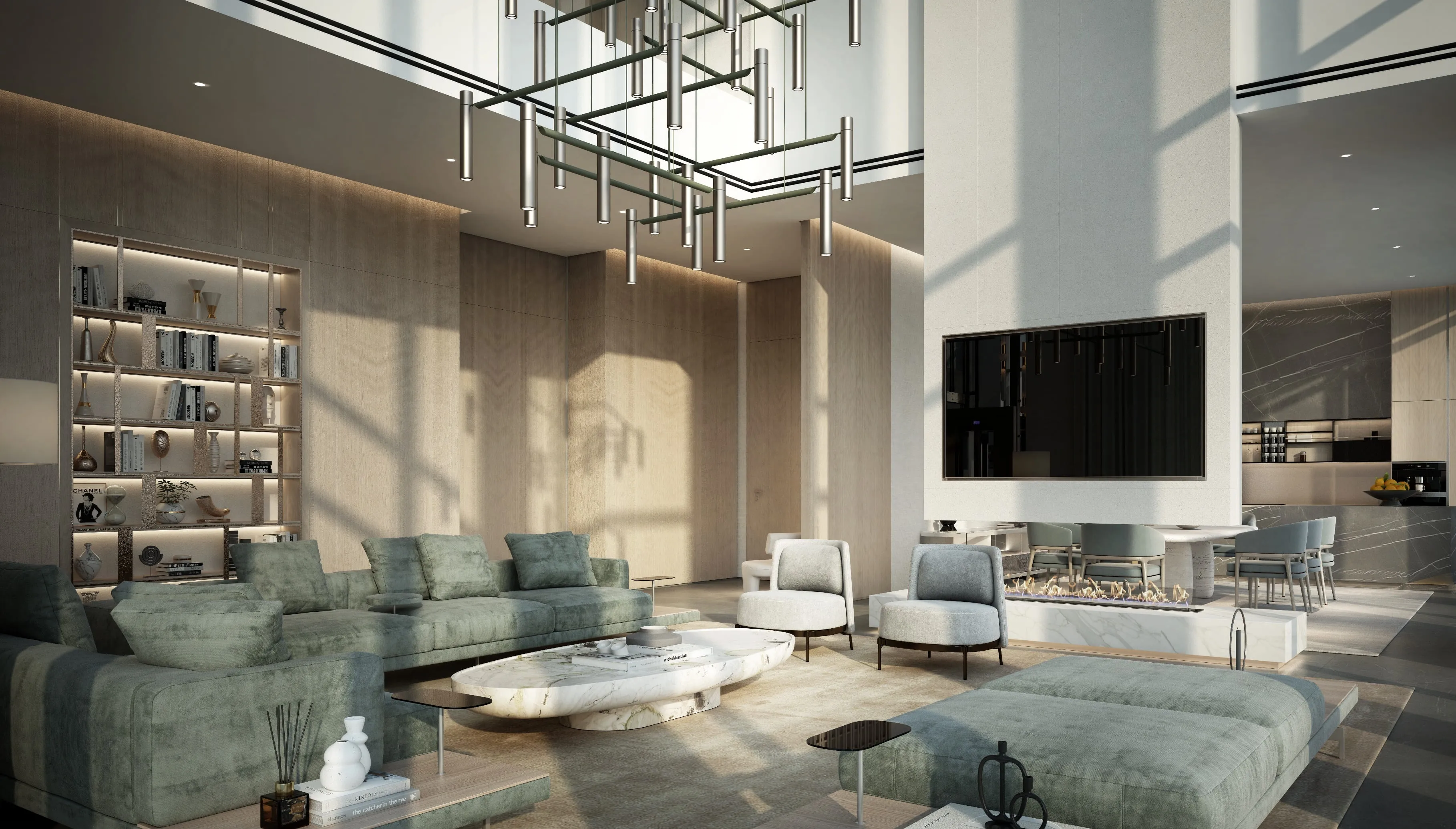 2-х спальные апартаменты в Central Park Plaza