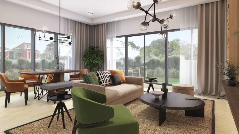 Вилла с 4-мя спальнями в Damac Lagoons