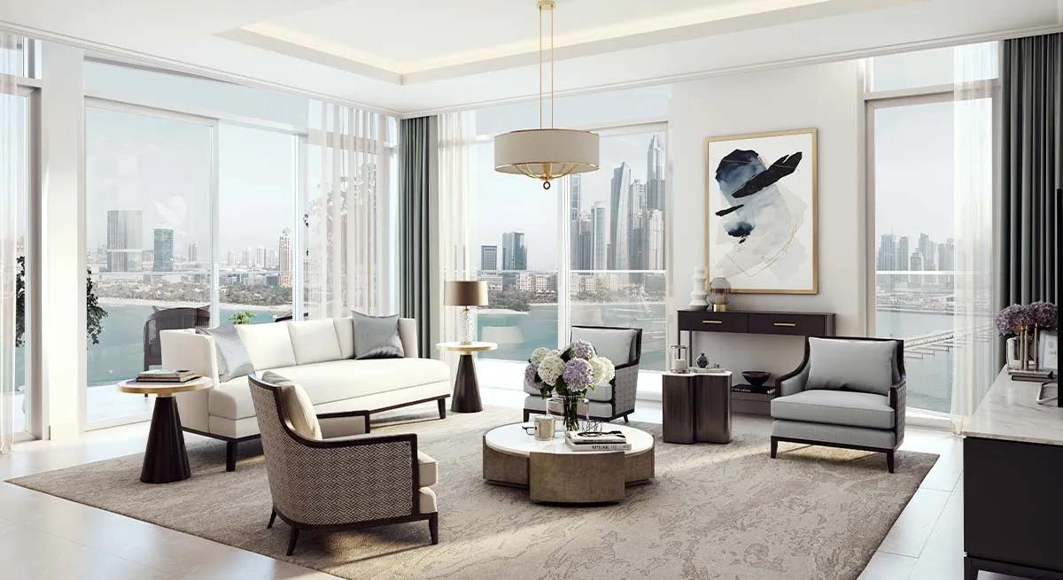 1-спальные апартаменты в Palace Residences
