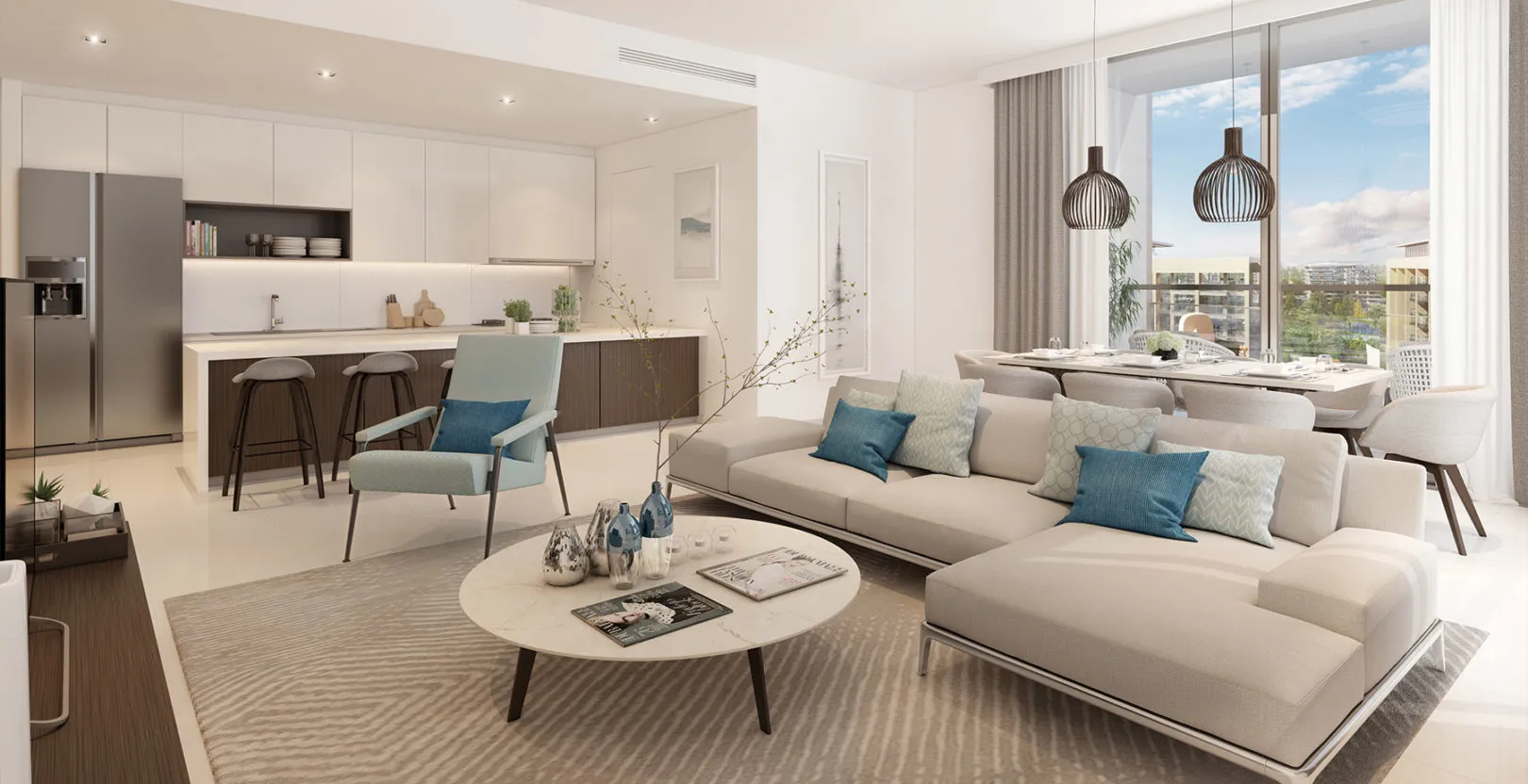 2-х спальные апартаменты в Park Point C
