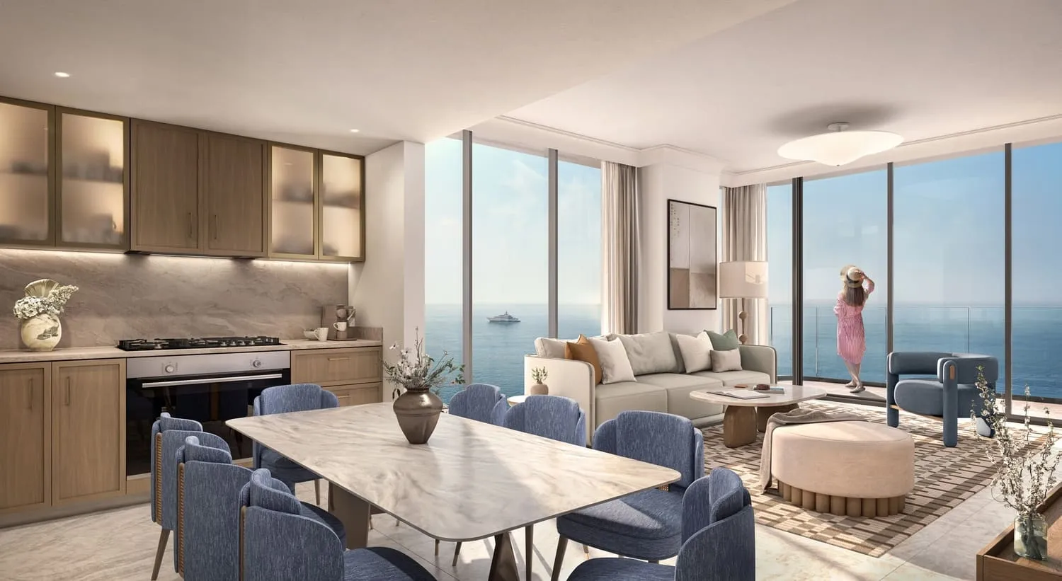 4-х спальный пентхаус в Address Residences al Marjan Island