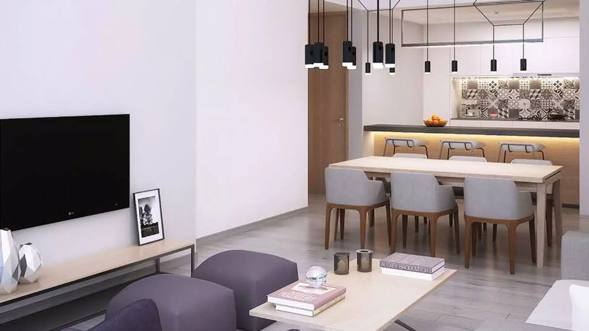 Квартира с 1 спальней в MBL Residences