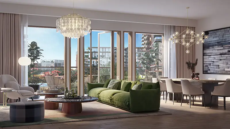 2-х спальные апартаменты в Celadon Building 1