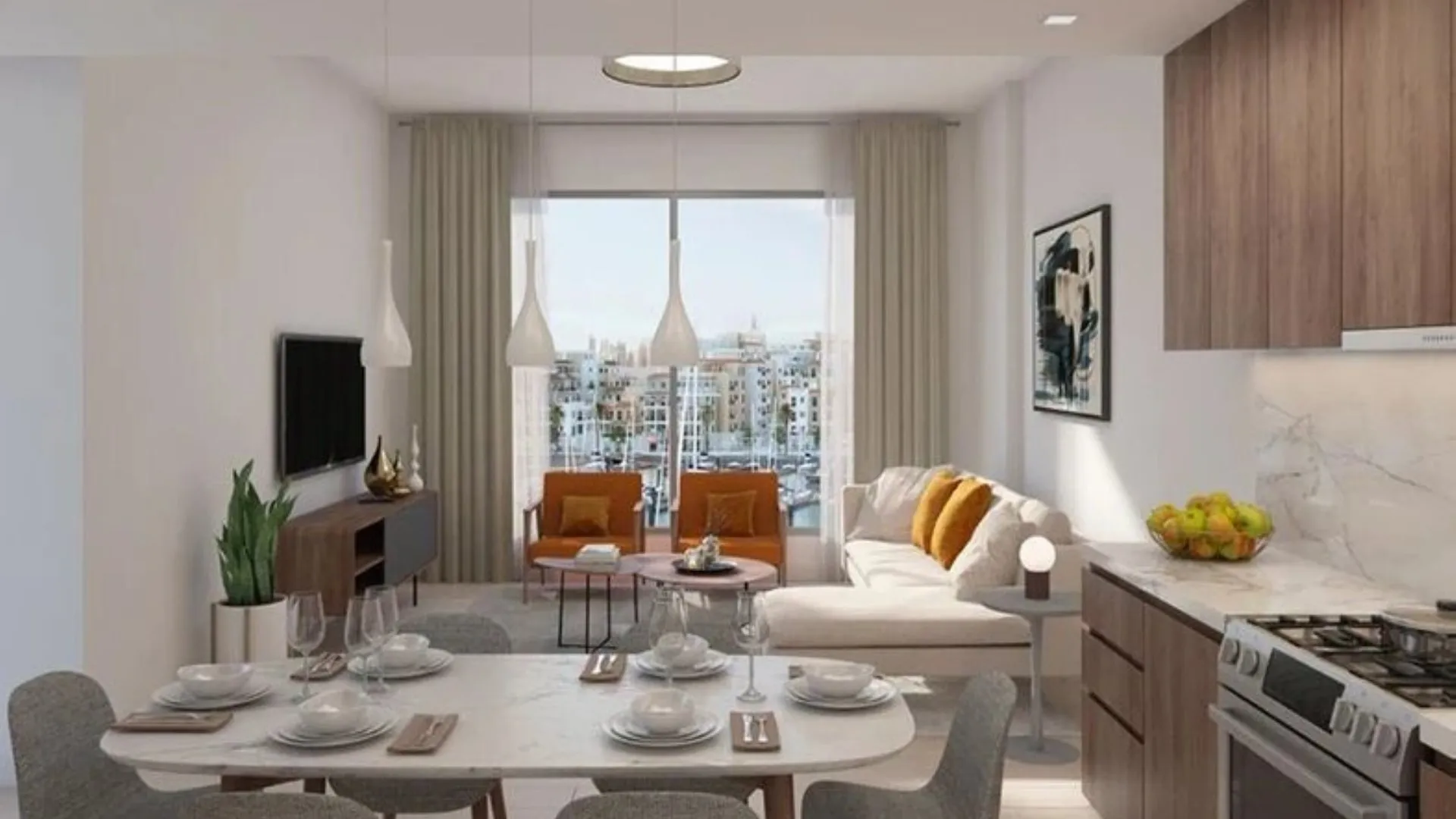 2-х спальные апартаменты в La Rive 3