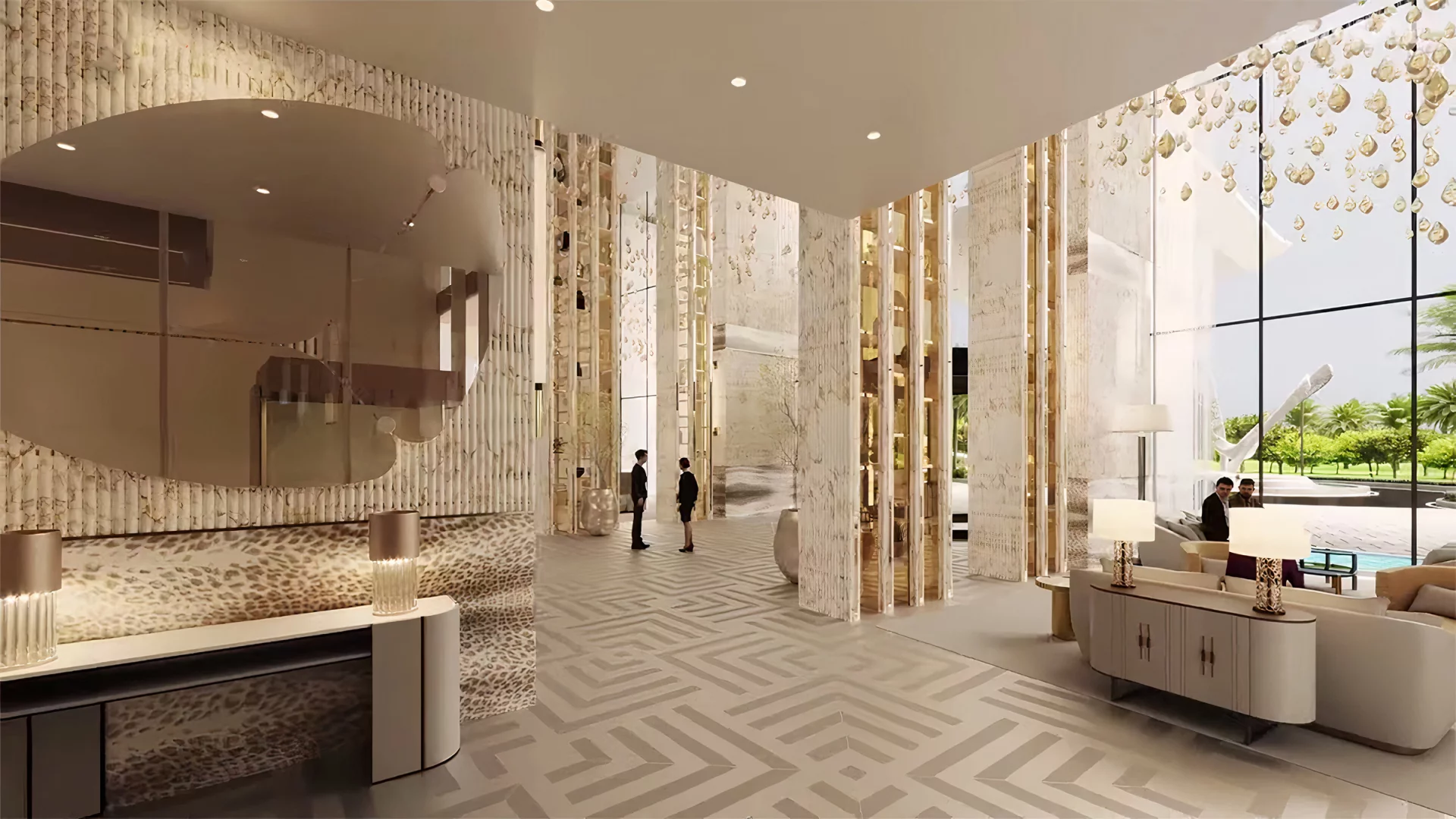 Квартира с 1 спальней в Cavalli Casa Tower
