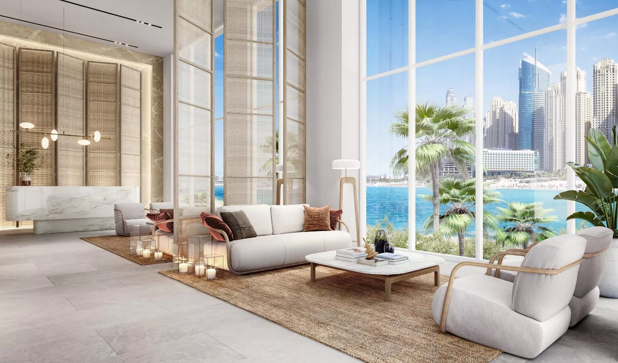 1-спальные апартаменты в Bluewaters Bay