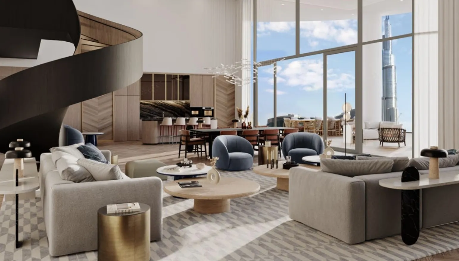 3-х спальные апартаменты в Jumeirah Living 