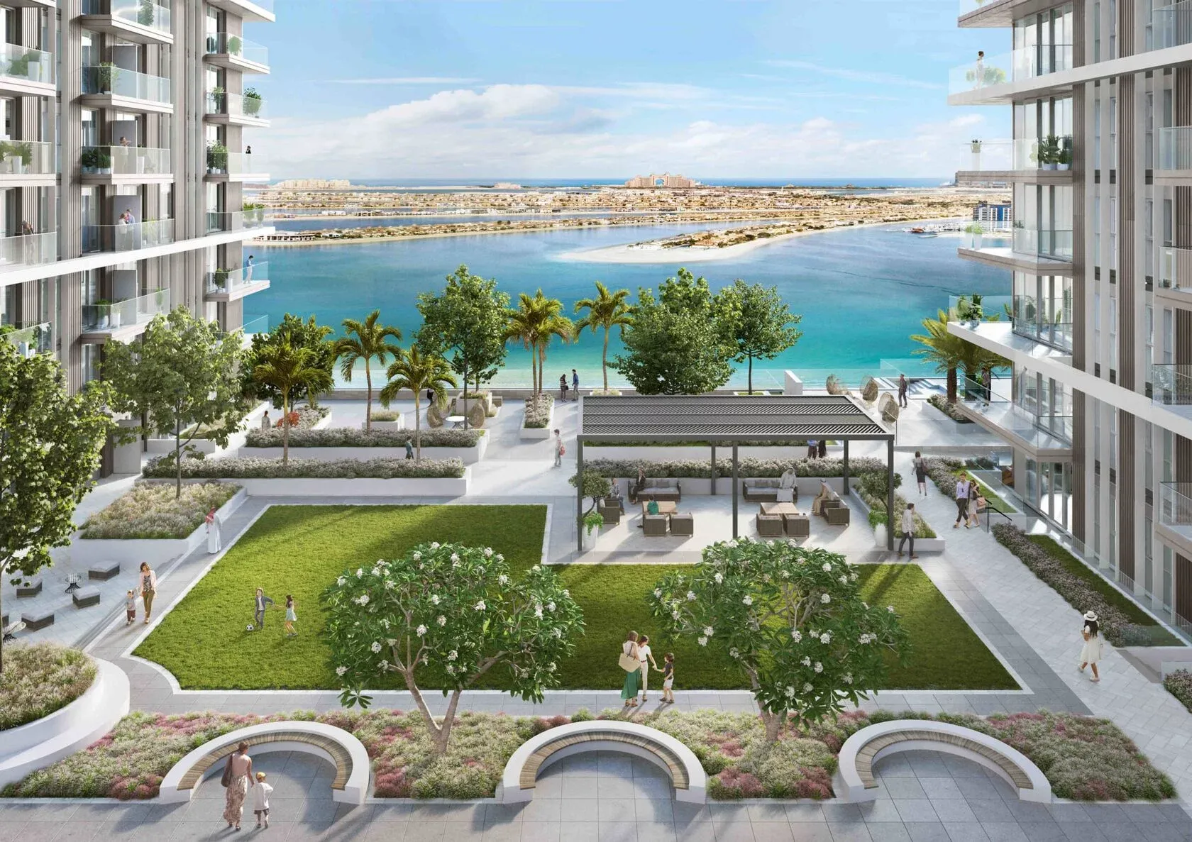 2-х спальные апартаменты в Beach Isle Tower 2