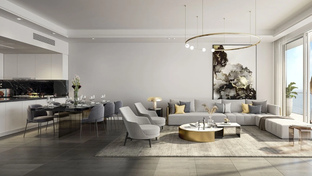 Квартира с 2 спальнями в Louvre Abu Dhabi Residences + Maids