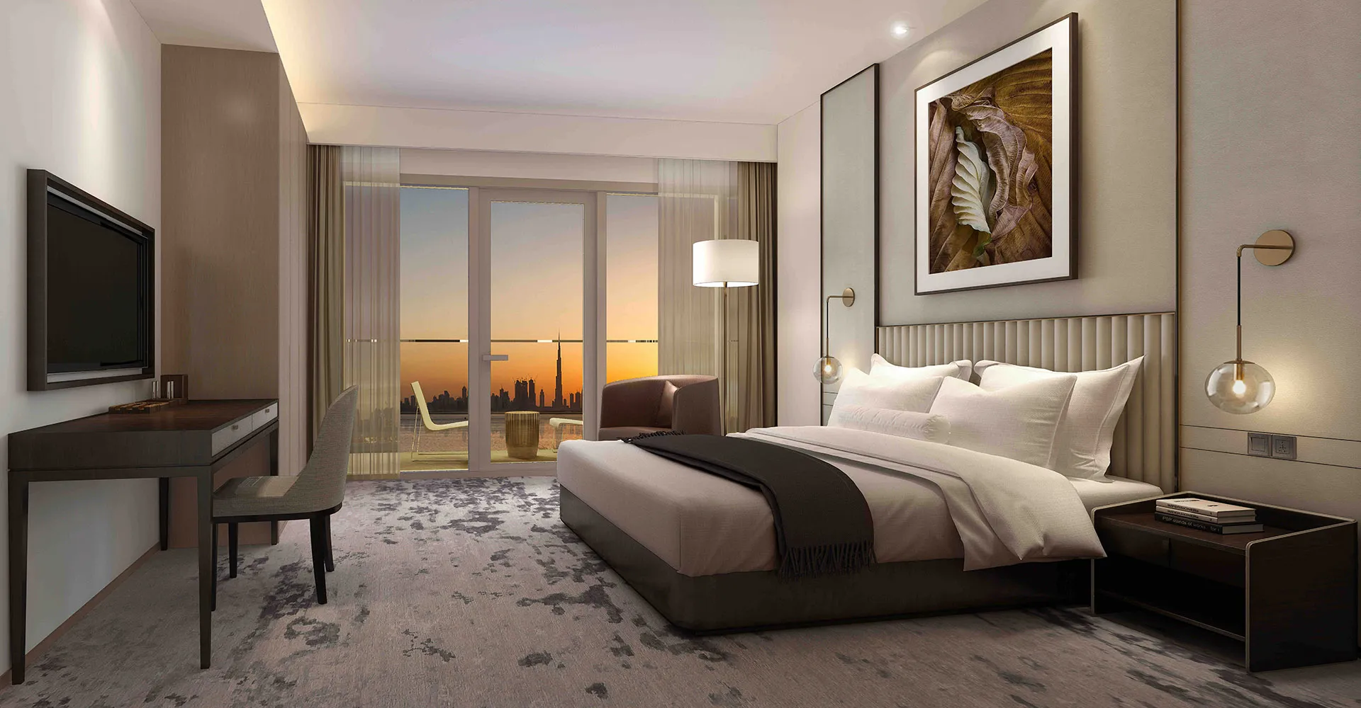 1-спальные апартаменты в Address Harbour Point 2