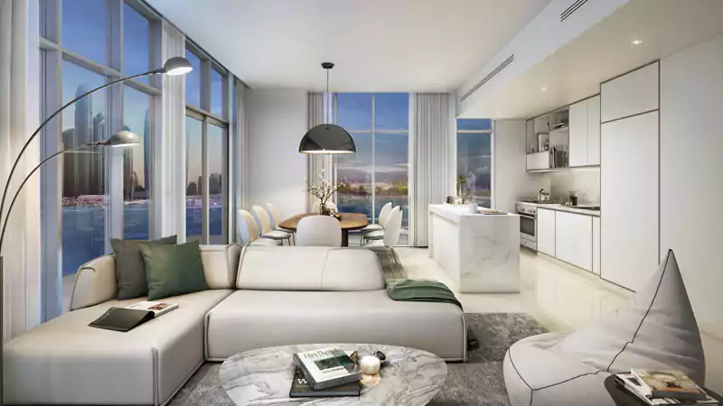 1-спальные апартаменты в Palace Beach Residence Tower 1