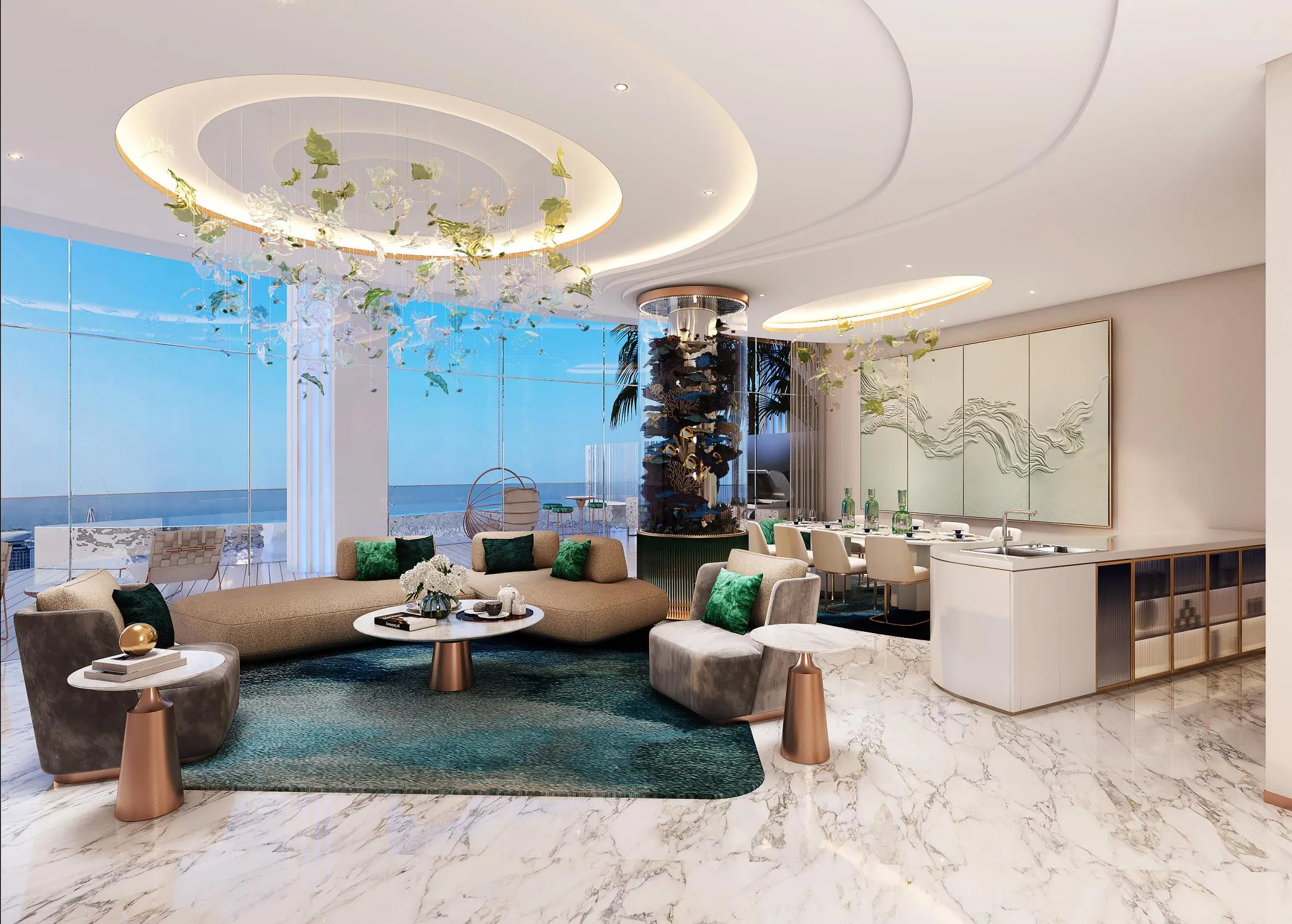 2-х спальные апартаменты в Damac Casa