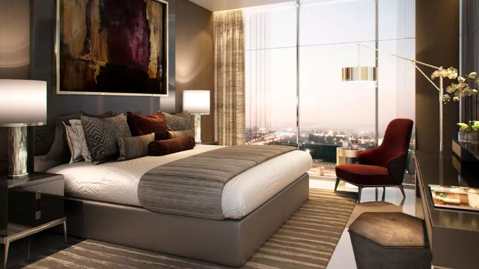 1-спальные апартаменты в Aykon City Tower A