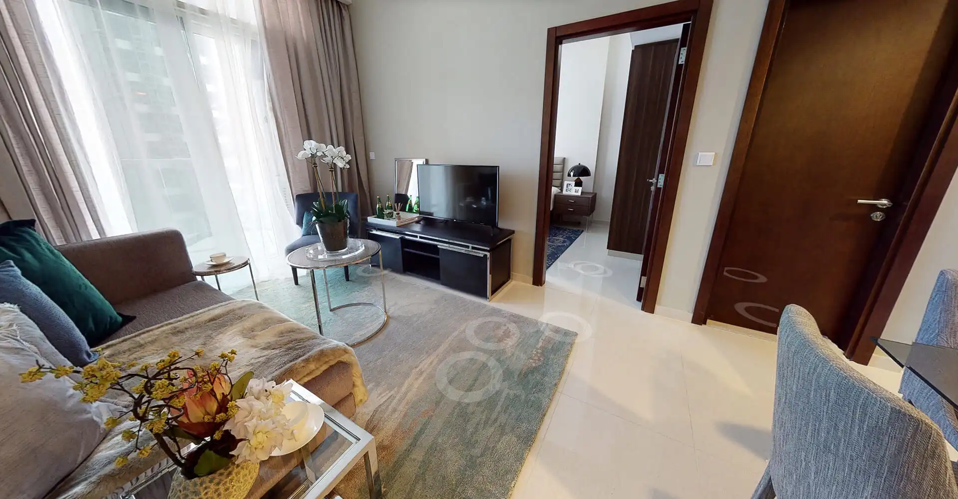 1-спальные апартаменты в Reva Residence