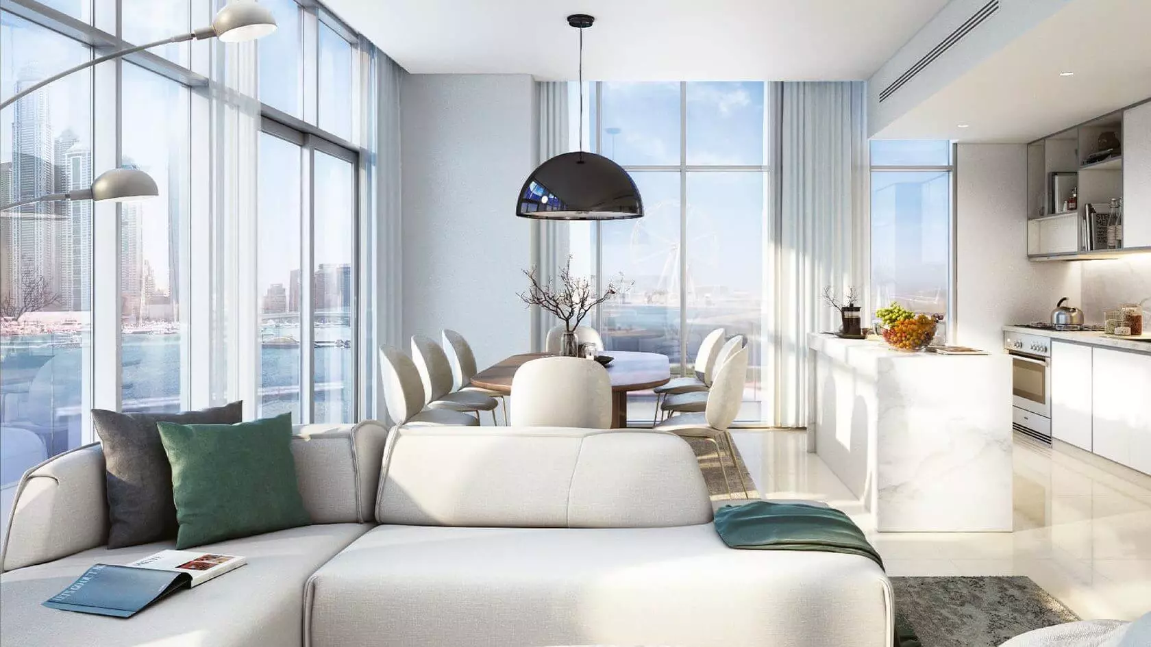 2-х спальные апартаменты в Sunrise Bay Tower 2