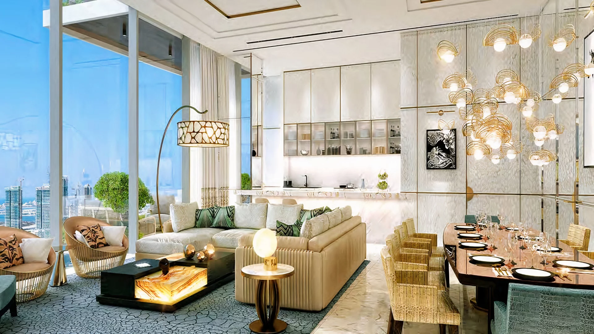 Квартира с 3 спальнями в Cavalli Casa Tower