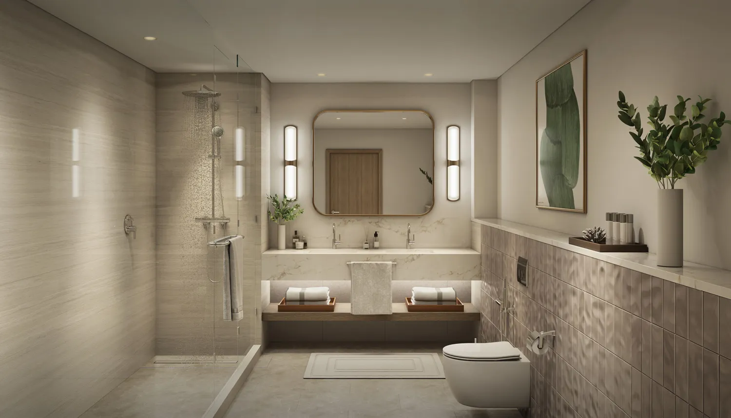 2-х спальные апартаменты в Bayview by address resorts