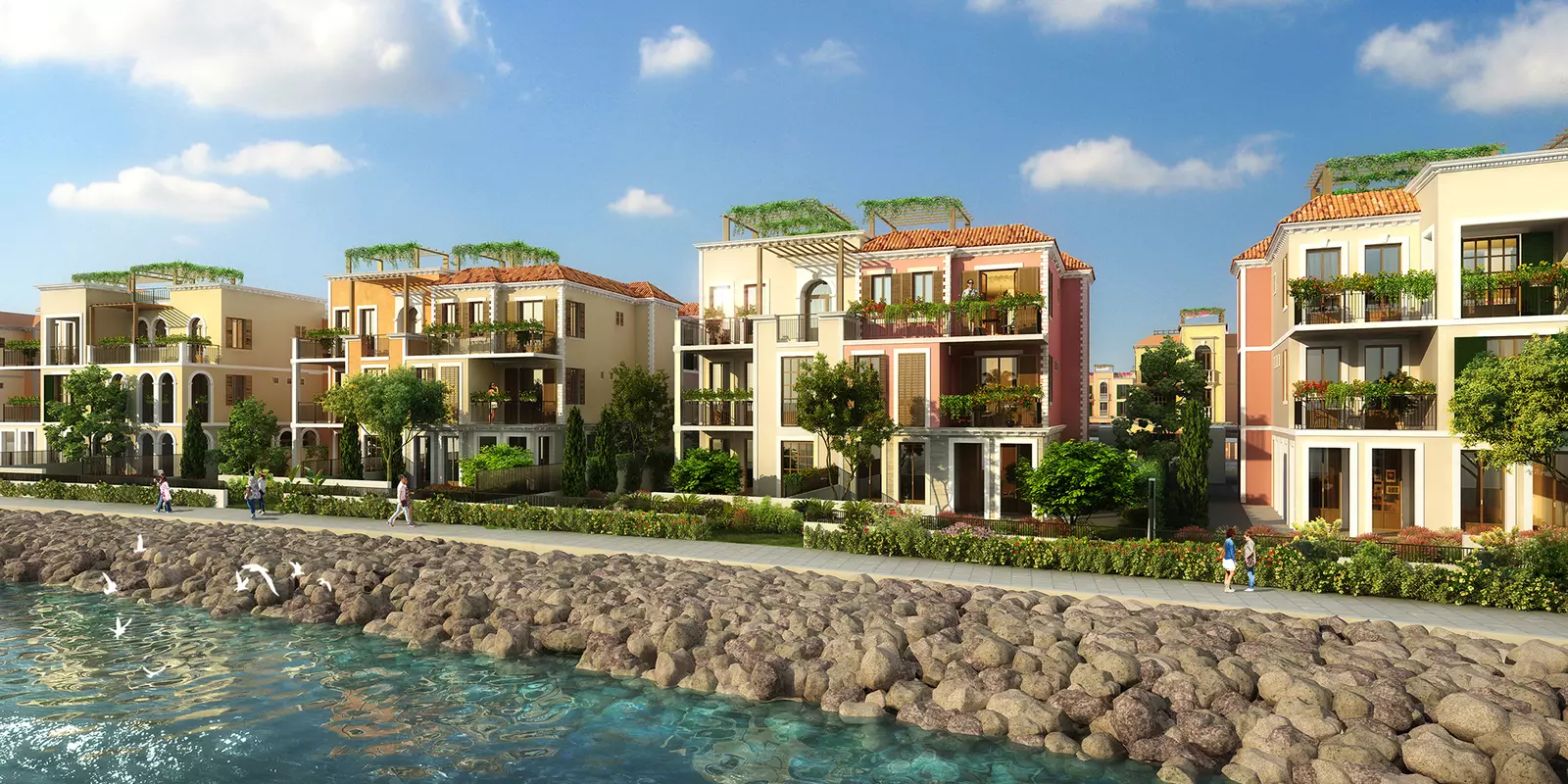 4-х спальные таунхаус в Sur La mer