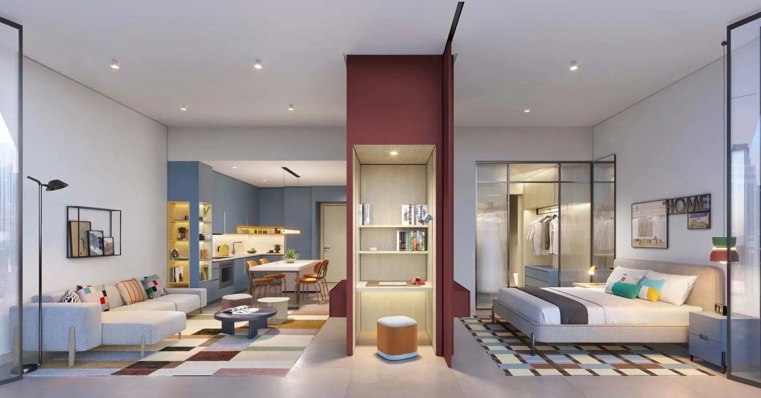 2-х спальные апартаменты в Rove Home Downtown