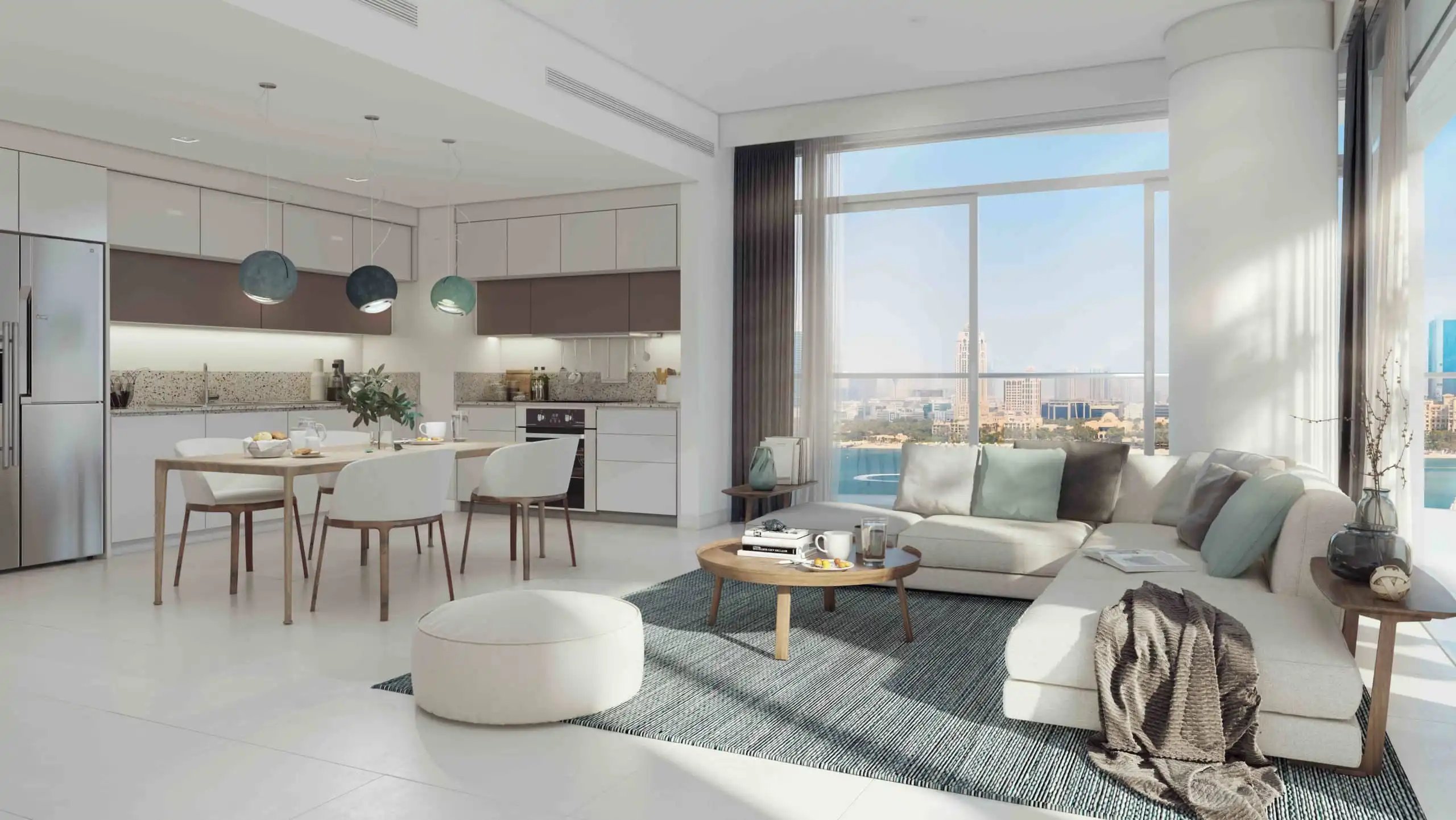 1-спальные апартаменты в Marina Vista Tower 1