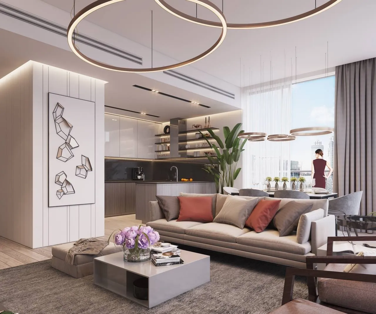 1-спальные апартаменты в Ahad Residence
