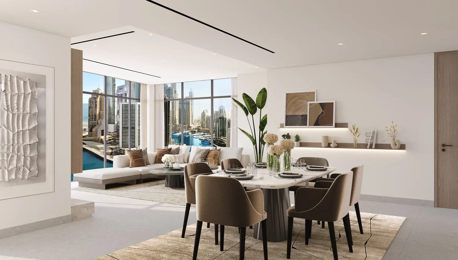 2-х спальные апартаменты в LIV Waterside