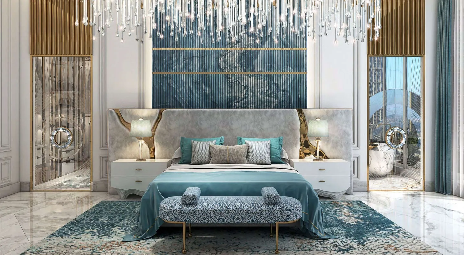 1-спальные апартаменты в Chic Tower