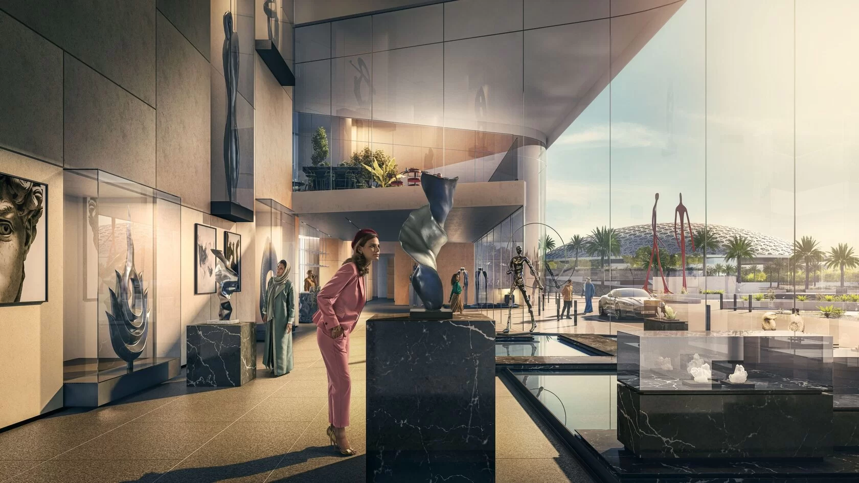 Квартира с 2 спальнями в Louvre Abu Dhabi Residences Type A