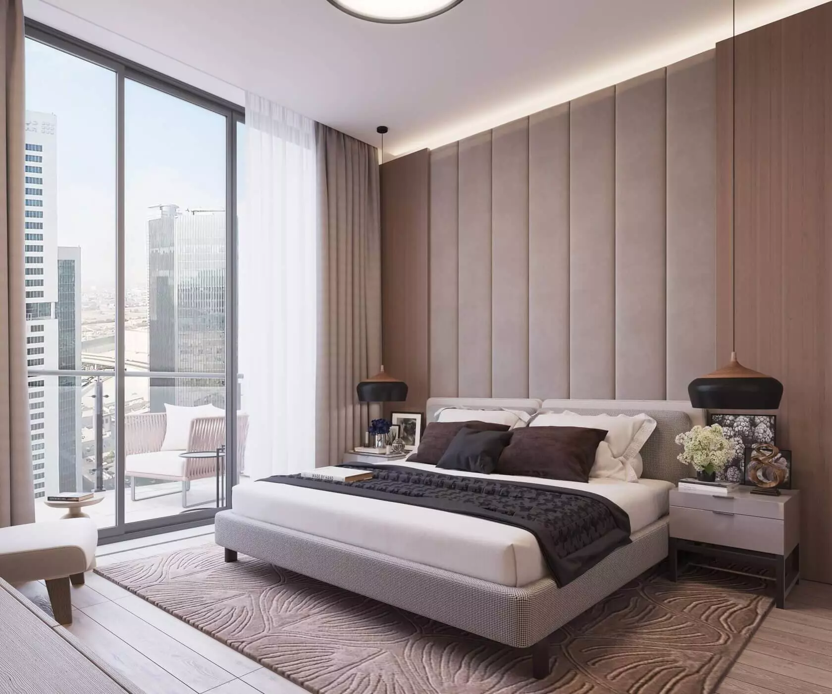 1-спальные апартаменты в Ahad Residence