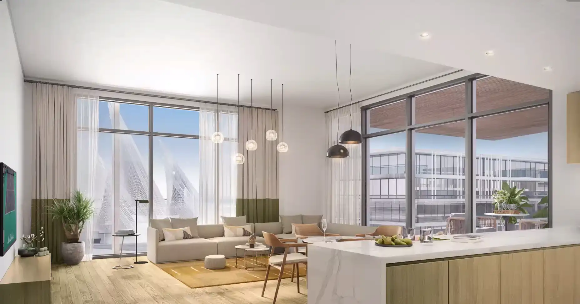 2-х спальные апартаменты в Grove Uptown Views