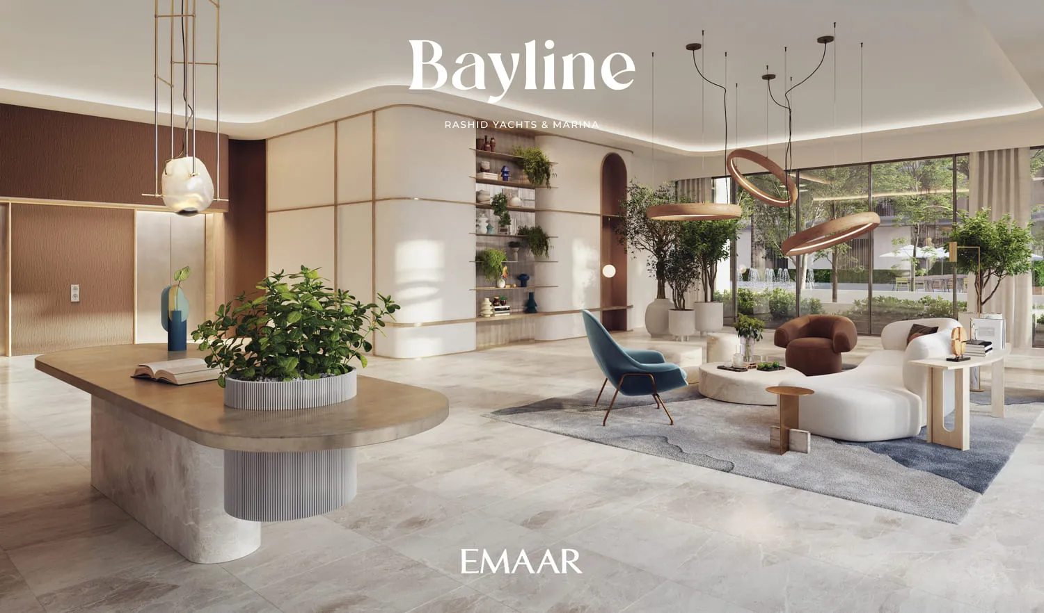 1-спальные апартаменты в Bayline