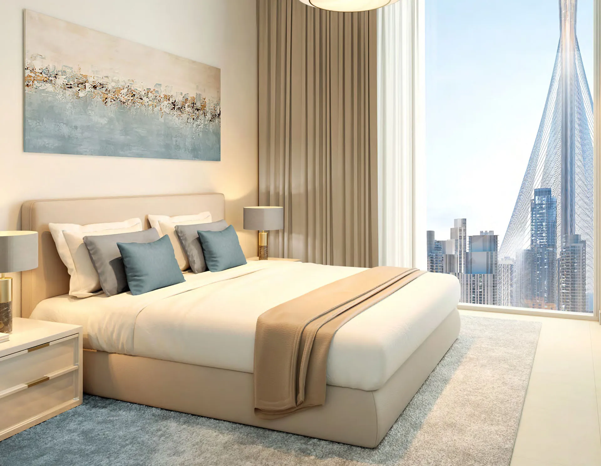 3-х спальные апартаменты в Harbour Gate Tower 1