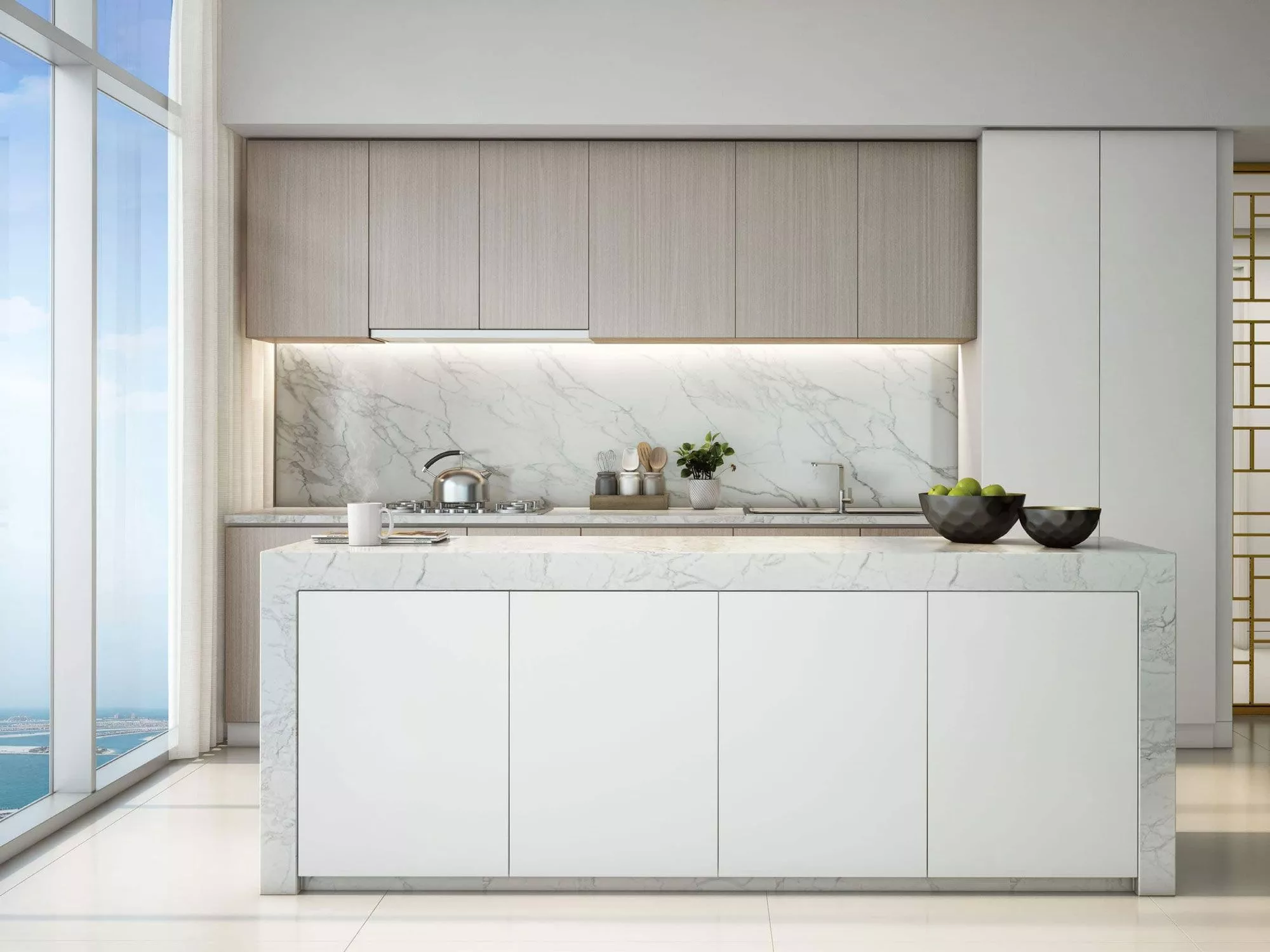 2-х спальные апартаменты в Beach Vista Tower 2