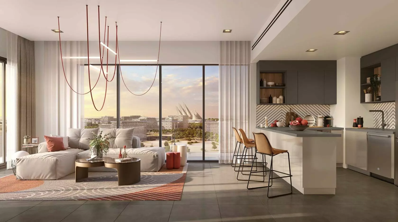 Студия в Manarat Living