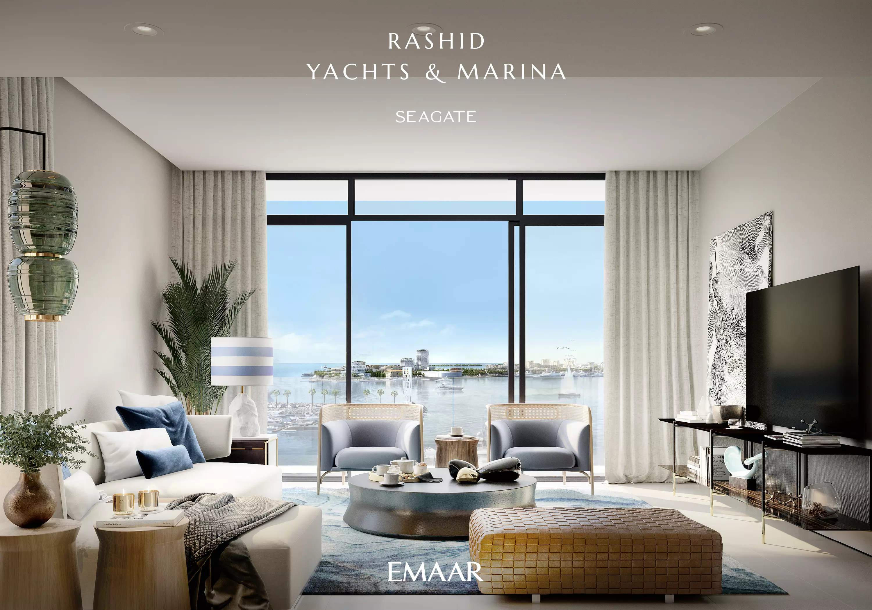Квартира с 2 спальнями в Seagate Premium Residences, 108 м²