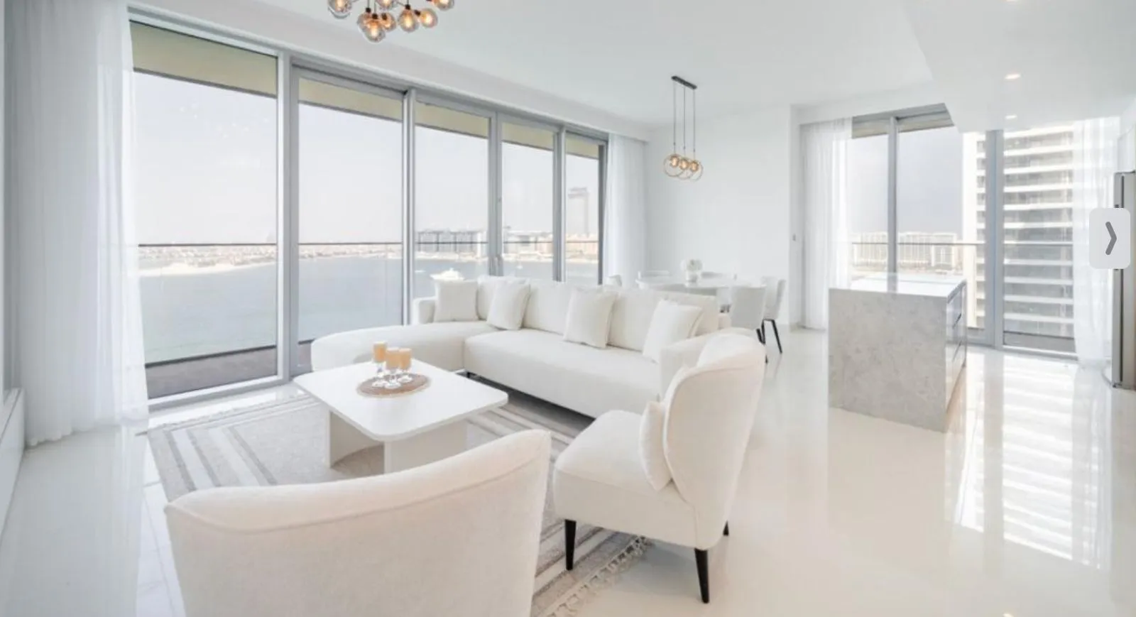 3-х спальные апартаменты в Beach Isle Tower 1