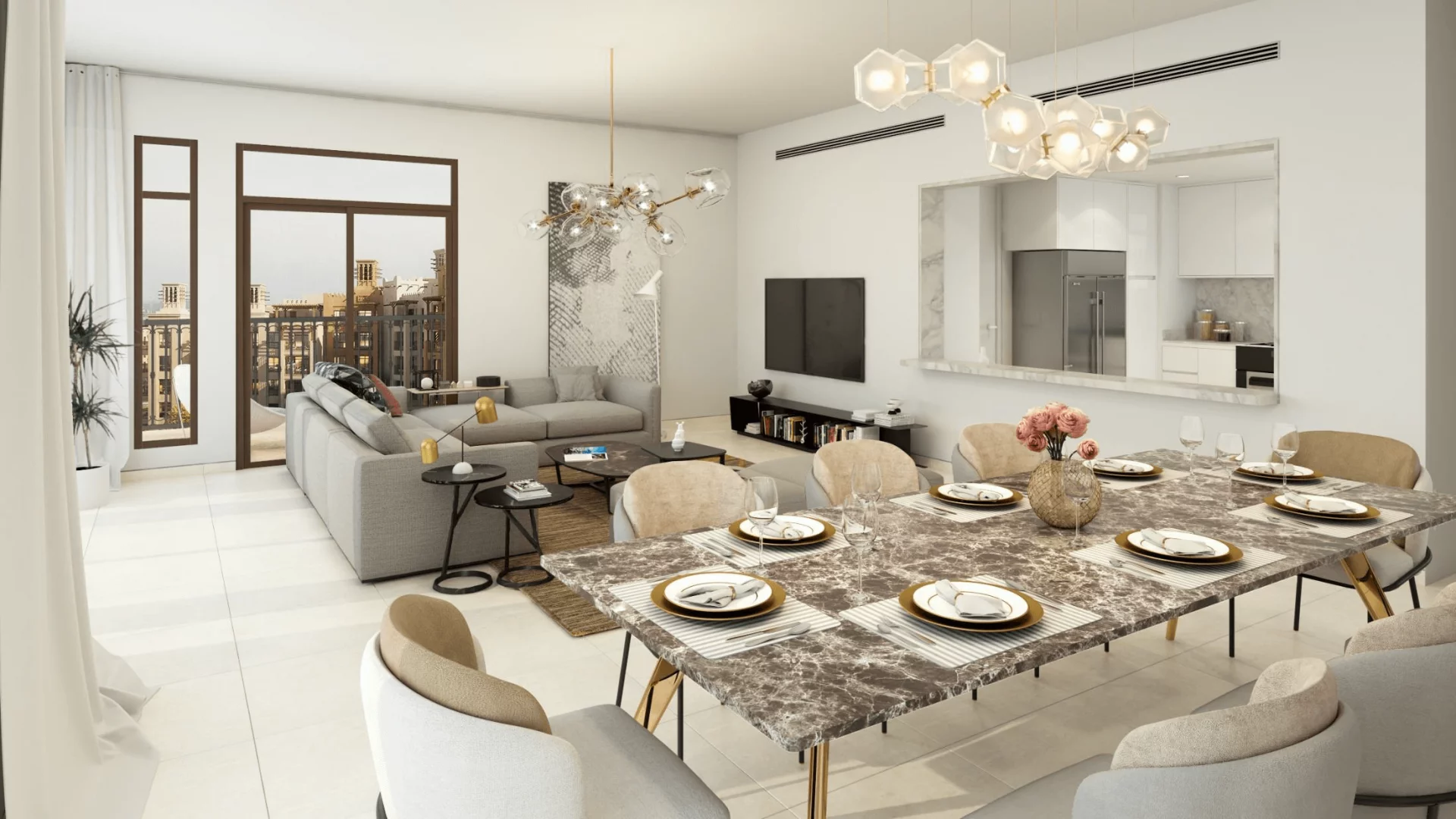 Квартира с 3 спальнями в Madinat Jumeirah Living, 194,3 м²