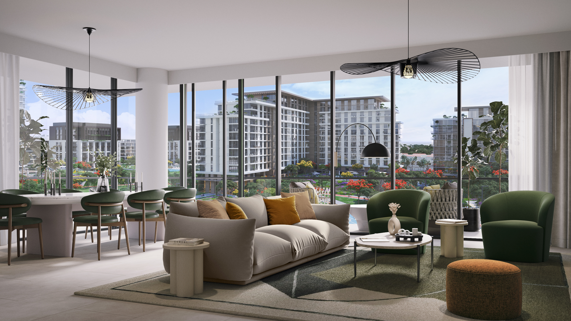 2-х спальные апартаменты в Celadon Building 2