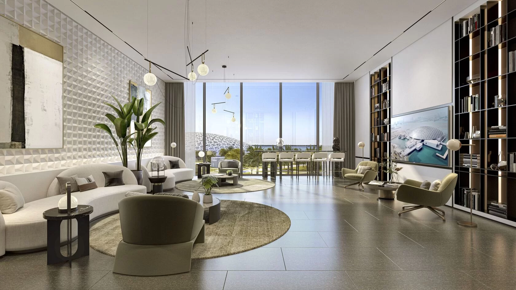 Квартира с 1 спальней в Louvre Abu Dhabi Residences Type B