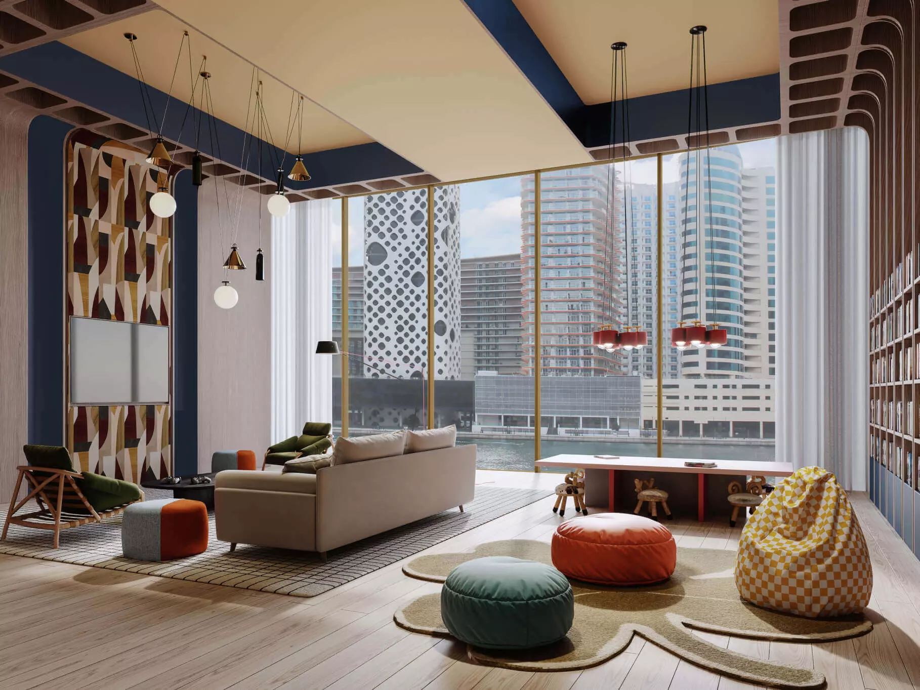2-х спальные апартаменты в Jumeirah Living 