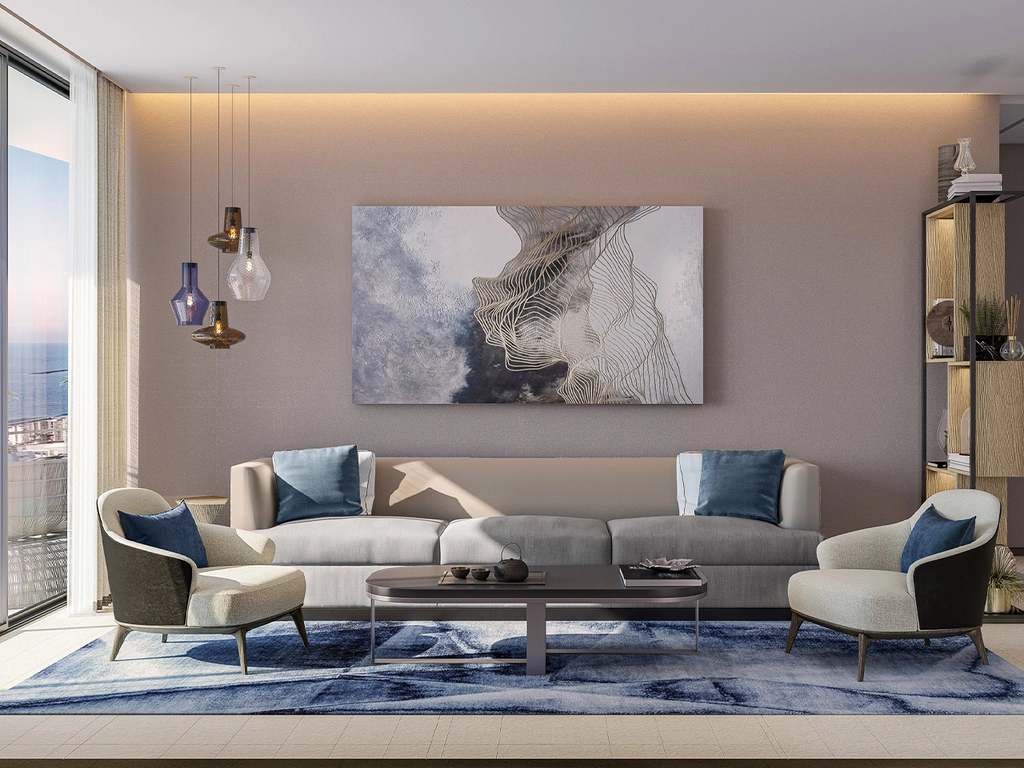 Квартира с 5 спальнями в Address Residences Jumeirah Resort + Spa