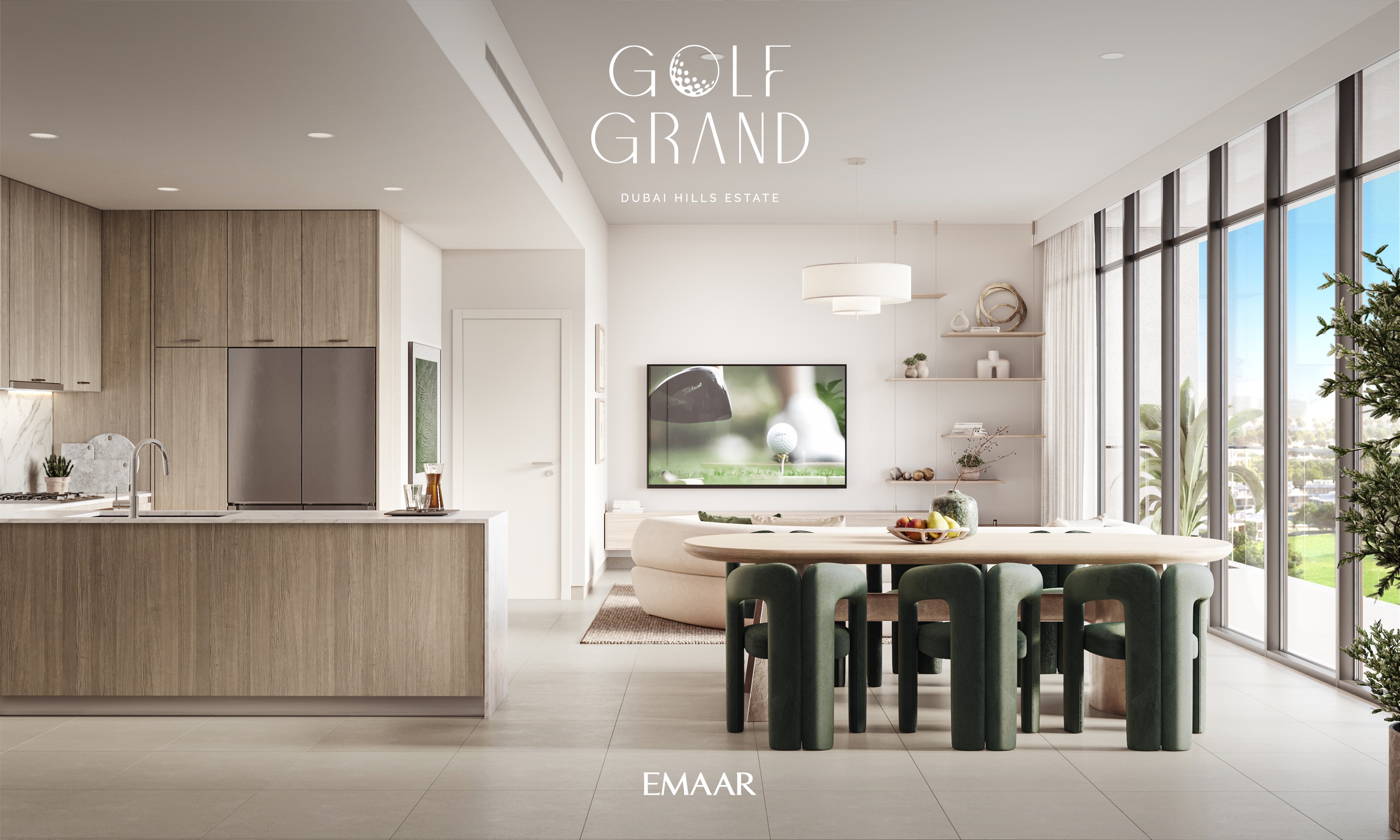2-х спальные апартаменты в Golf Grand