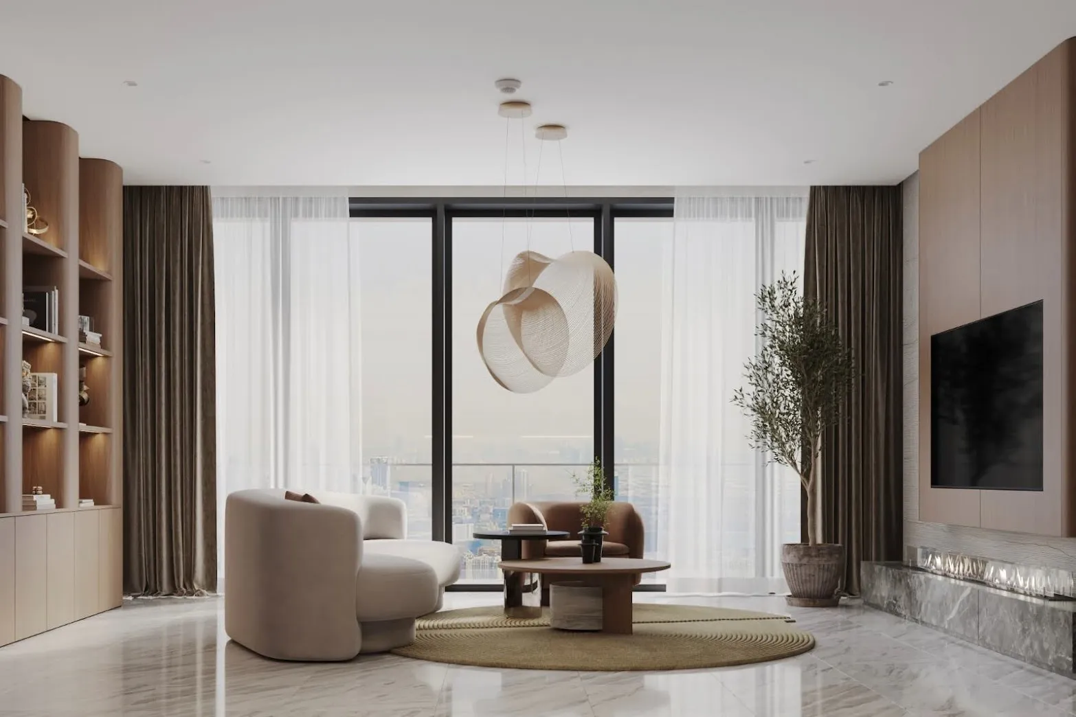 2-х спальные апартаменты в Royal Atlantis Residences