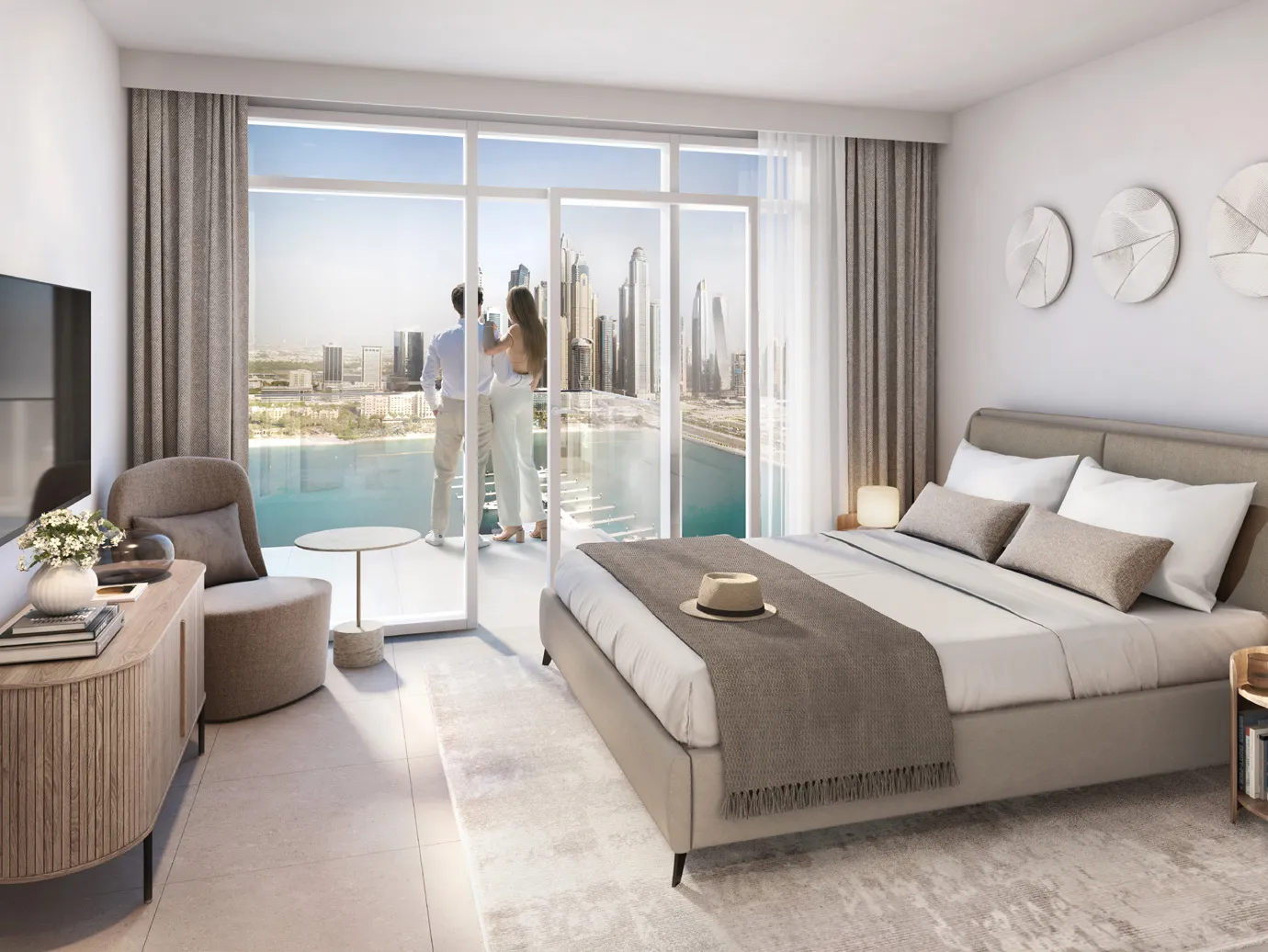 2-х спальные апартаменты в Beach Mansion T2 
