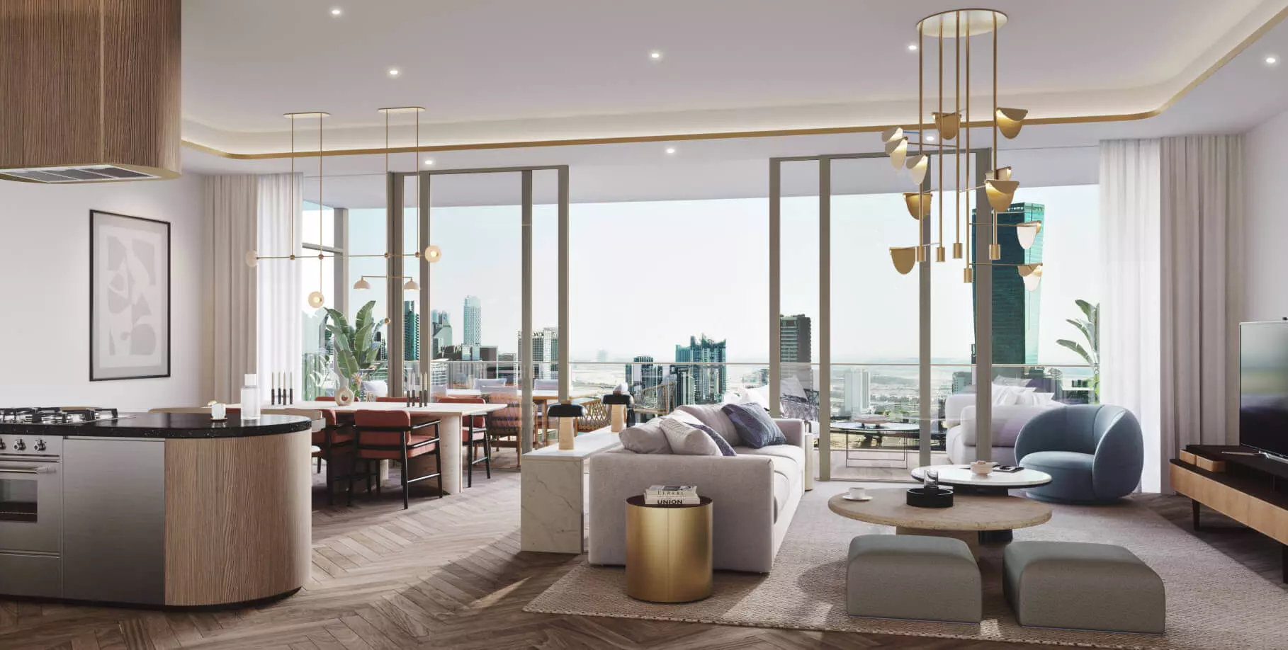 3-х спальные апартаменты в Jumeirah Living 