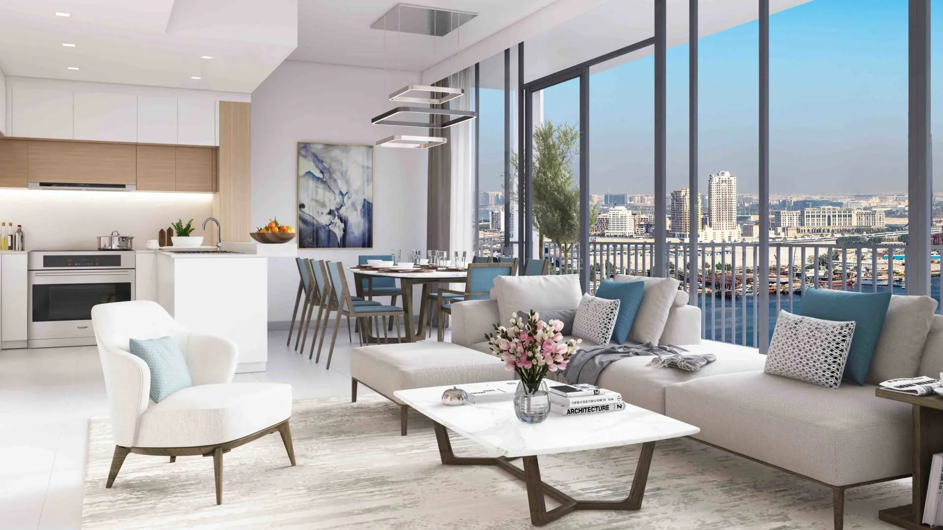2-х спальные апартаменты в 17 Icon Bay 