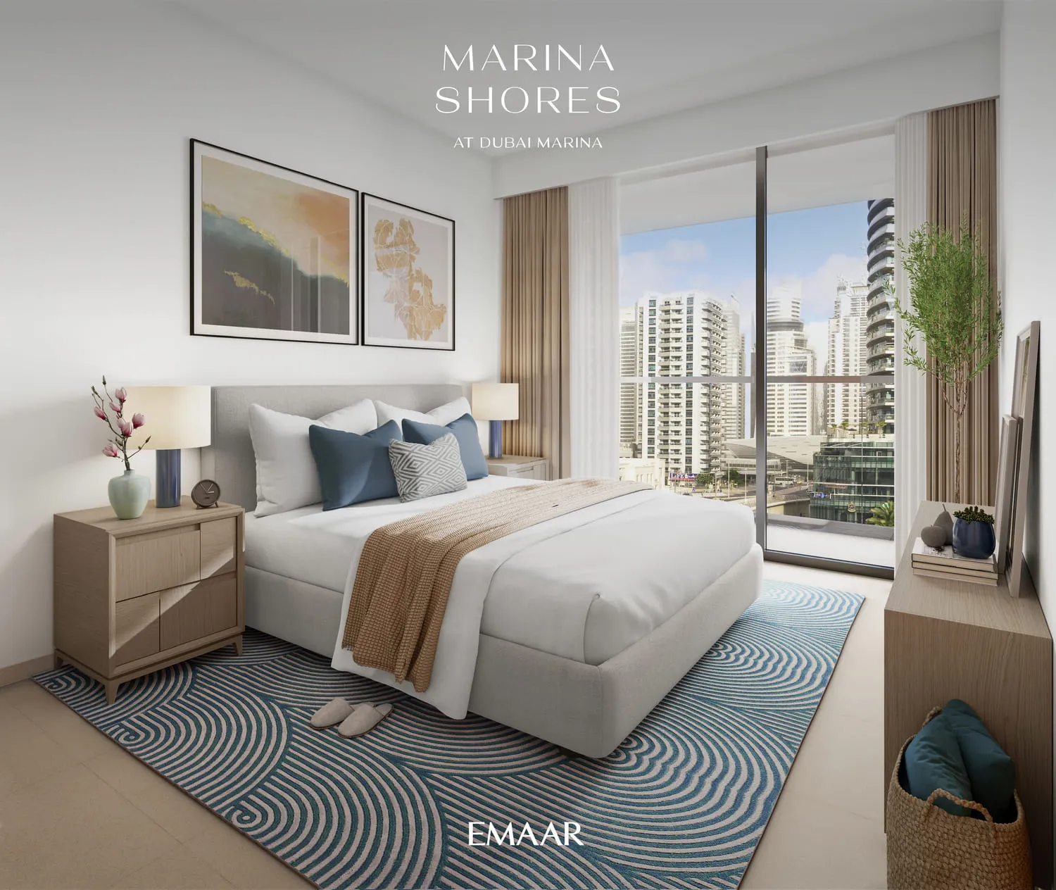 4-х спальные апартаменты в Marina Shores 